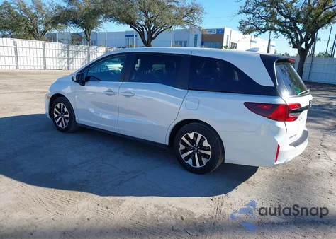 2025 Honda Odyssey Ex-L из США, поврежденный, VIN 5FNRL6H63SB024873